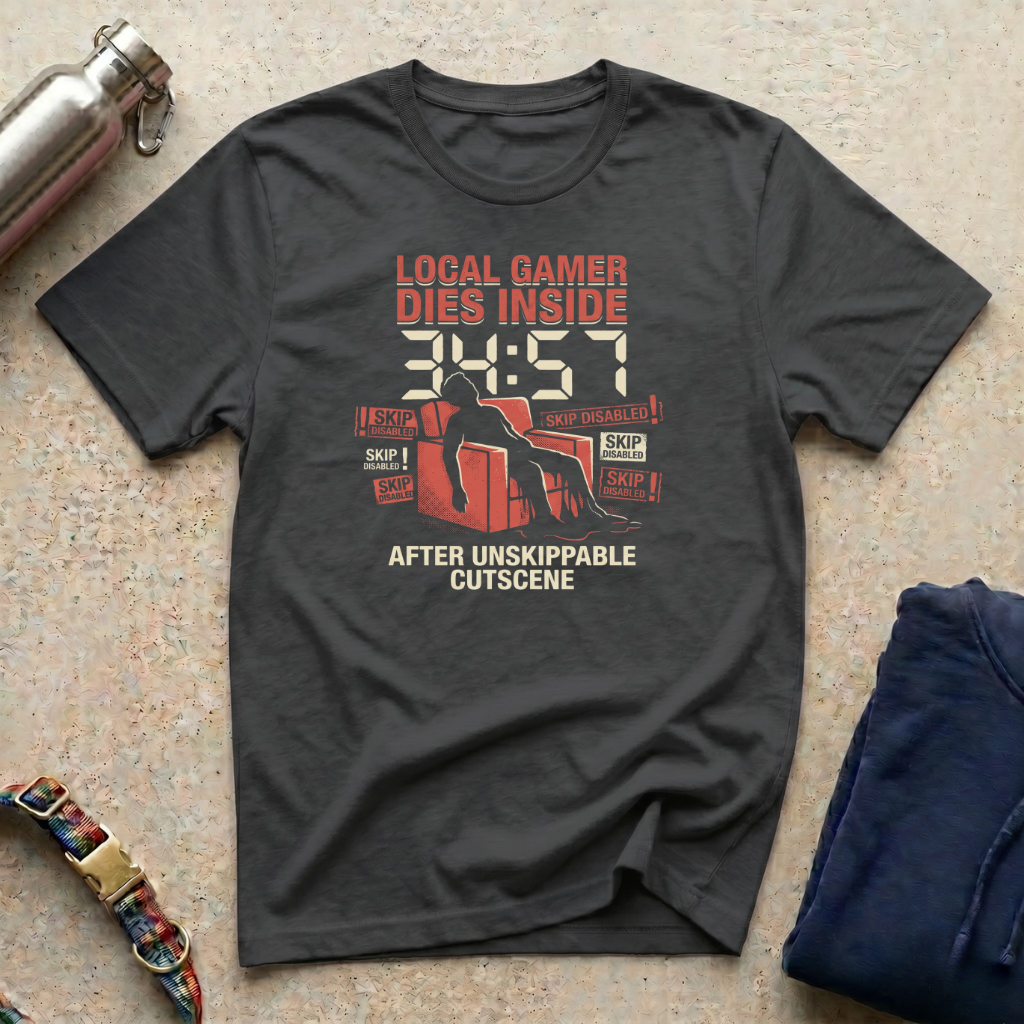 Local Gamer Dies Inside T-Shirt