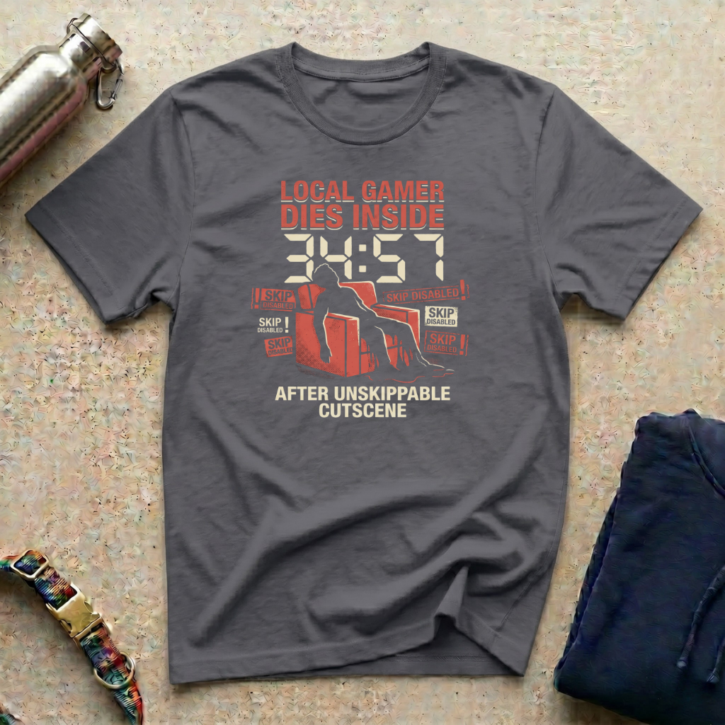 Local Gamer Dies Inside T-Shirt