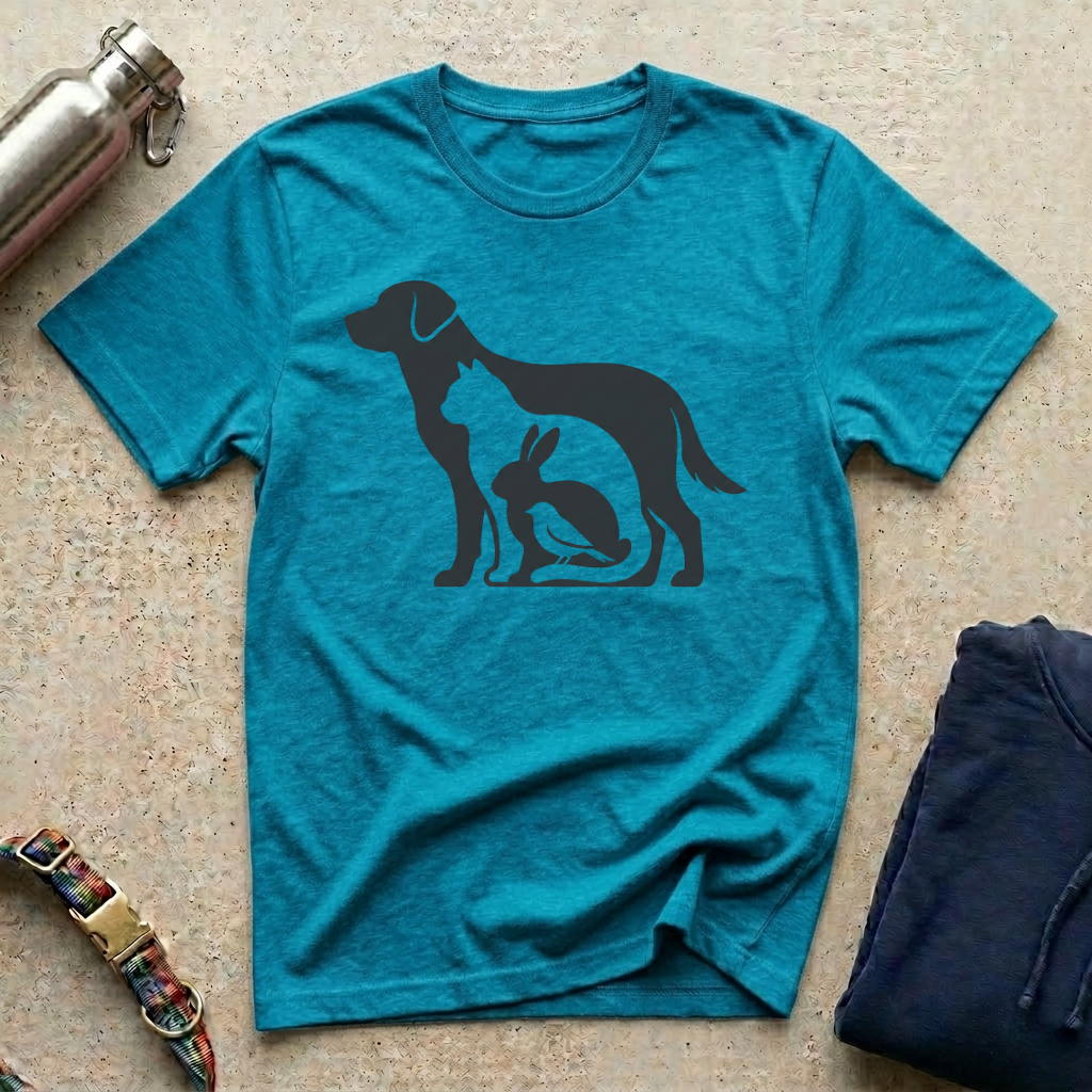 Multi-Pet Silhouette T-Shirt