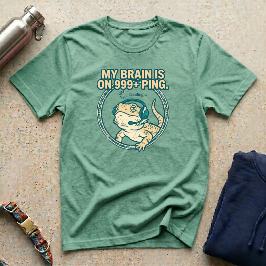 My Brain is at 999+ Ping T-Shirt