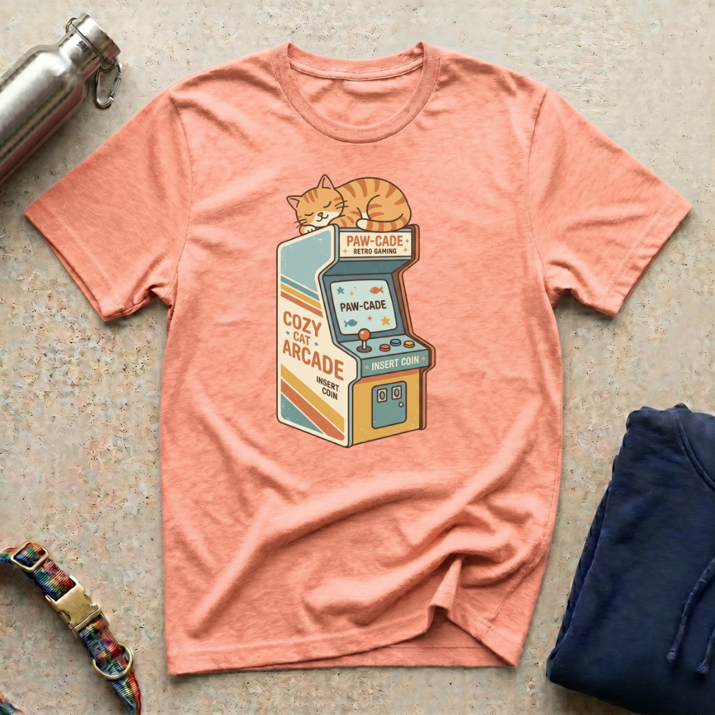Cozy Cat Arcade T-Shirt