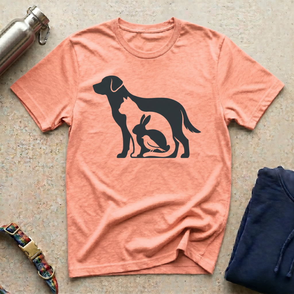 Multi-Pet Silhouette T-Shirt