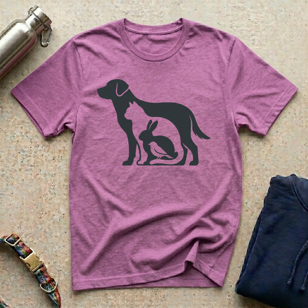 Multi-Pet Silhouette T-Shirt