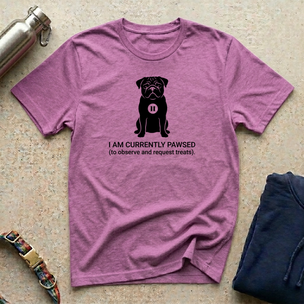 Currently Pawsed T-Shirt