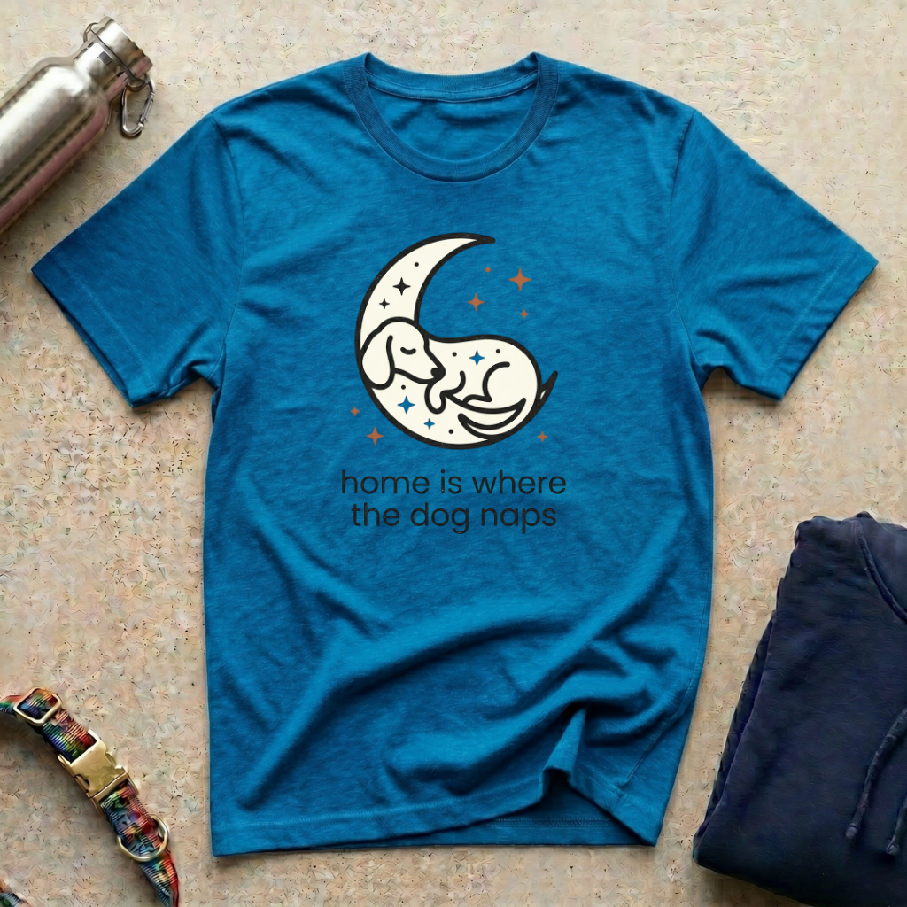 Home is Where the Dog Naps T-Shirt