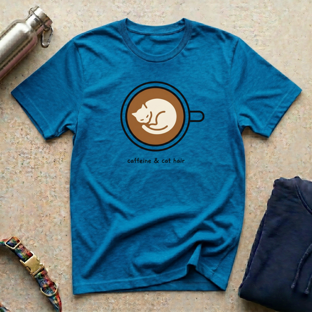 Caffeine and Cat Hair T-Shirt