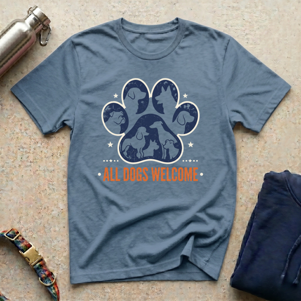 All Dogs Welcome T-Shirt