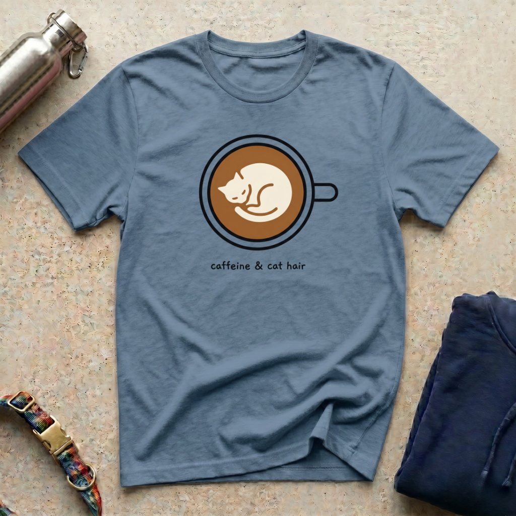 Caffeine and Cat Hair T-Shirt