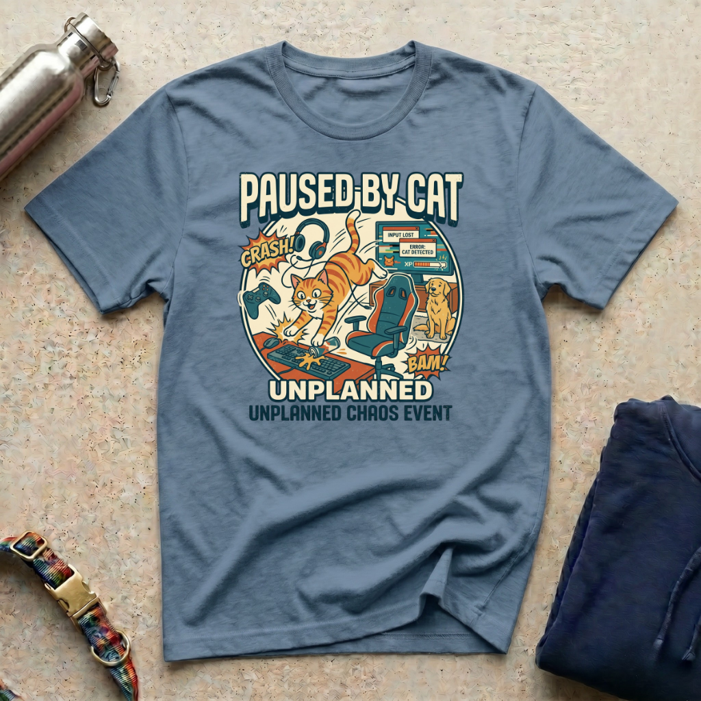 Paused by Cat T-Shirt