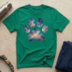 Watercolor Paw Galaxy T-Shirt