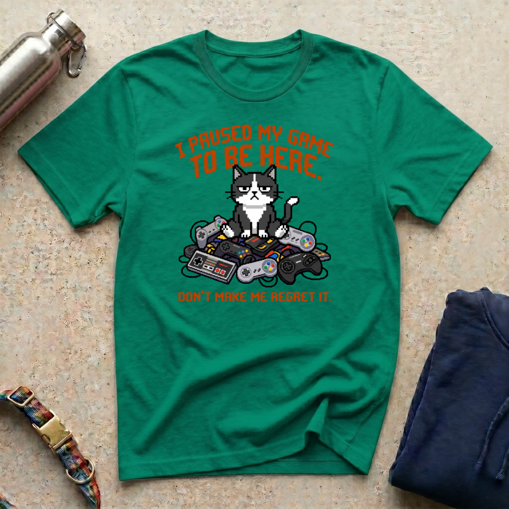 I Paused my Game to be Here T-Shirt