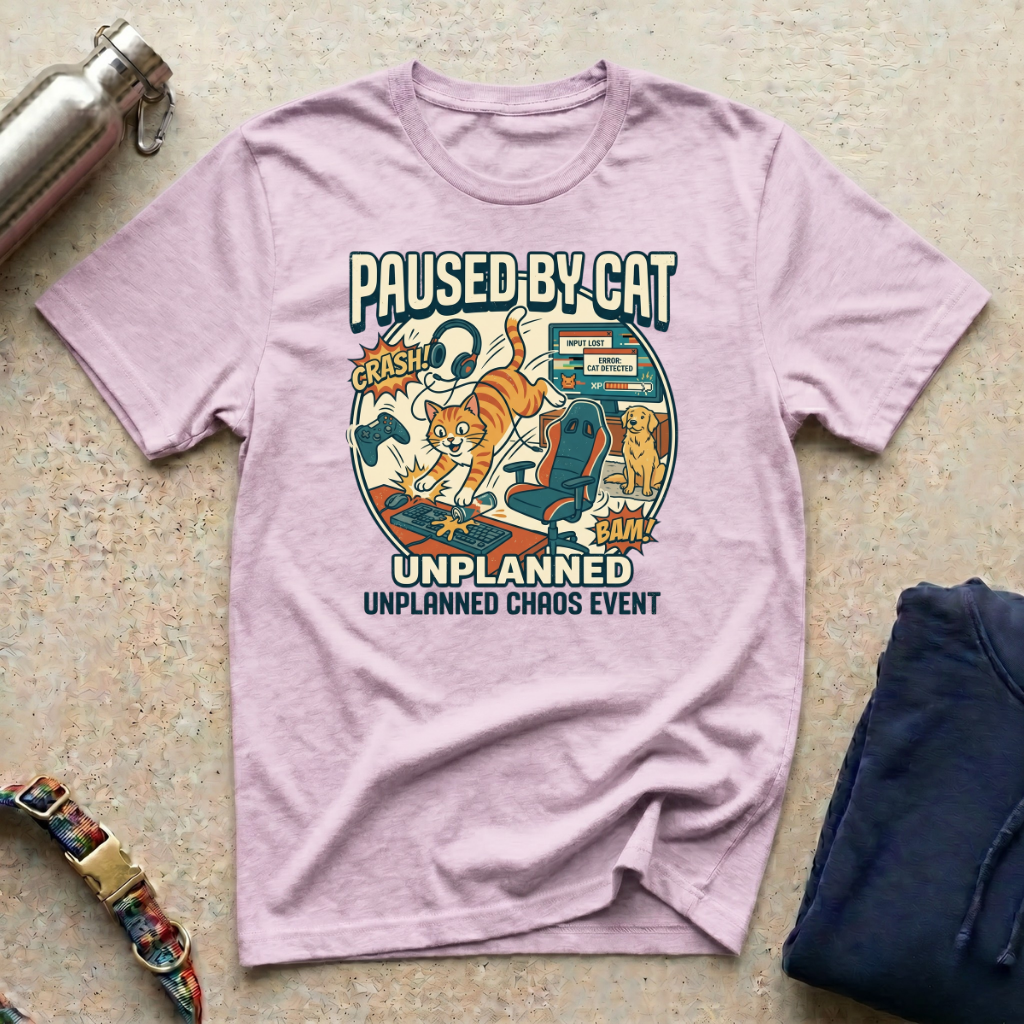 Paused by Cat T-Shirt