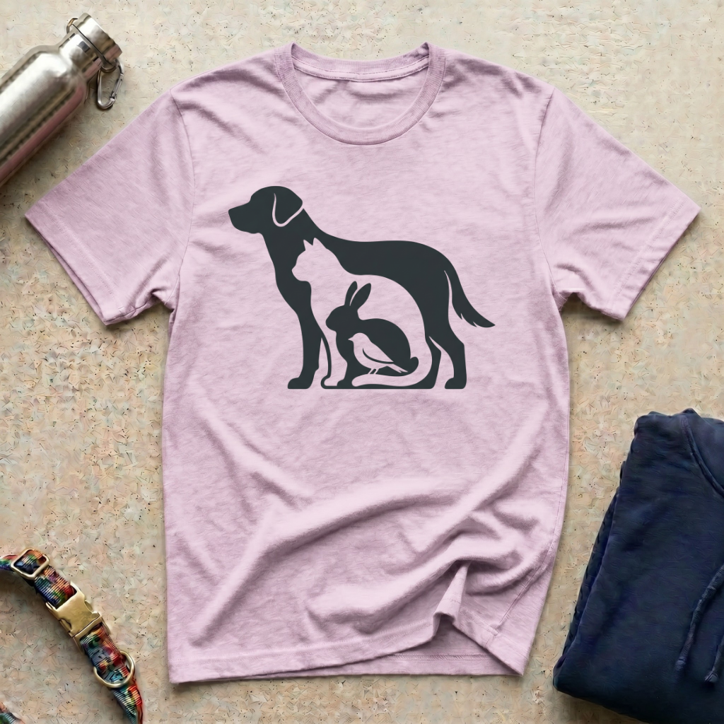 Multi-Pet Silhouette T-Shirt