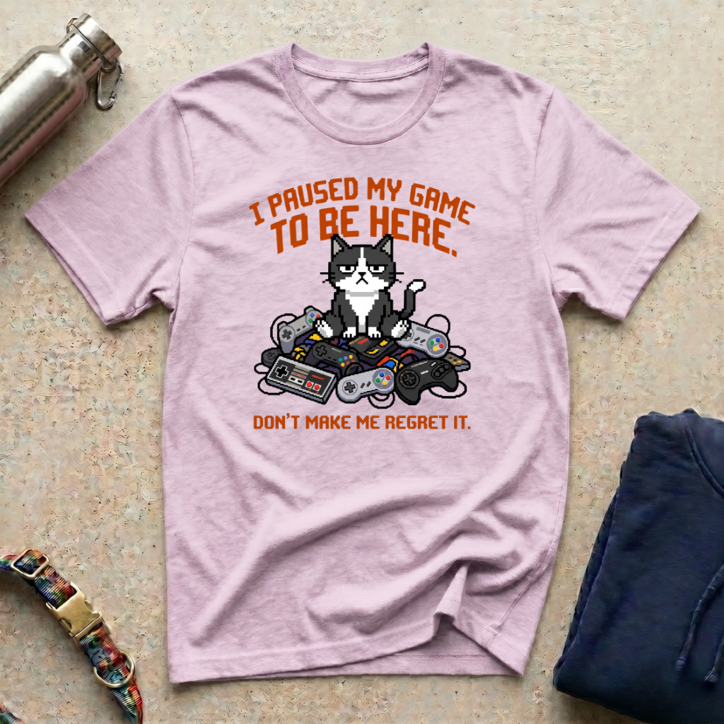 I Paused my Game to be Here T-Shirt
