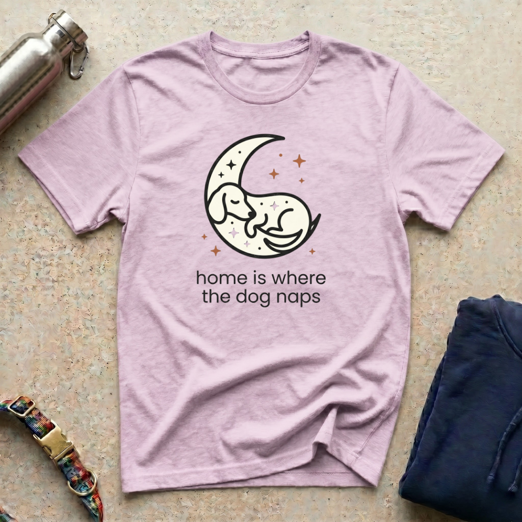 Home is Where the Dog Naps T-Shirt