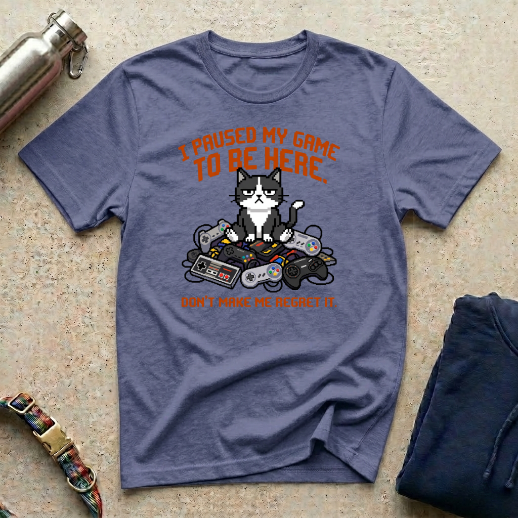 I Paused my Game to be Here T-Shirt