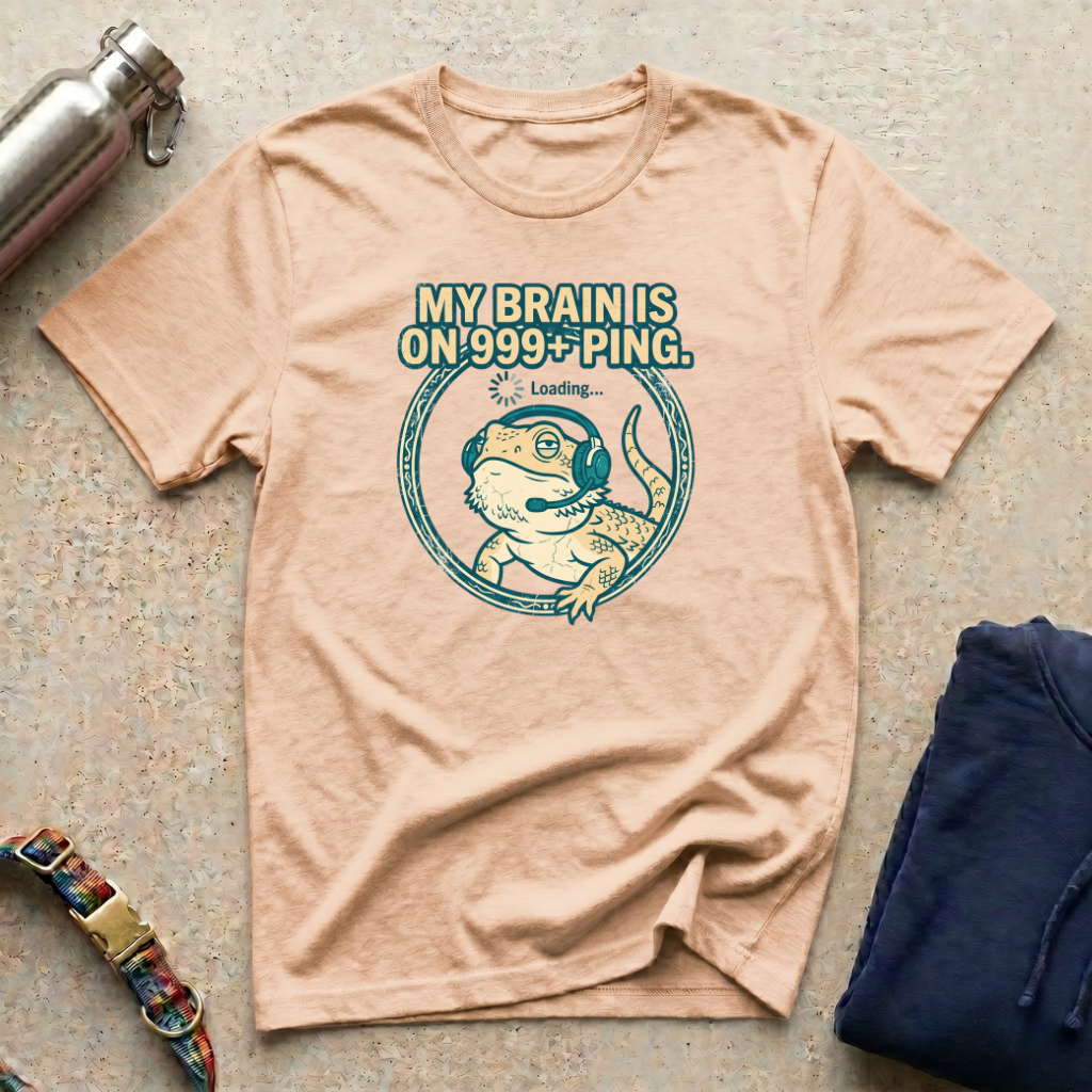 My Brain is at 999+ Ping T-Shirt