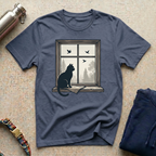 Cat Window Scene T-Shirt