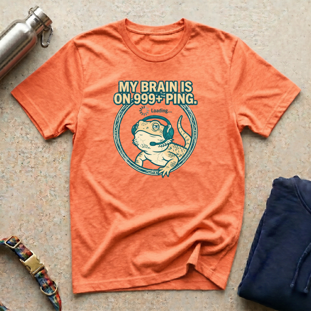 My Brain is at 999+ Ping T-Shirt