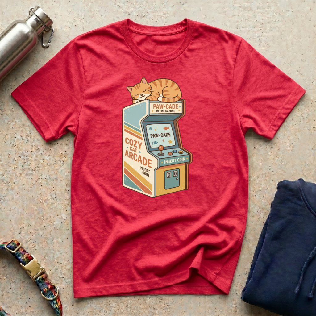 Cozy Cat Arcade T-Shirt