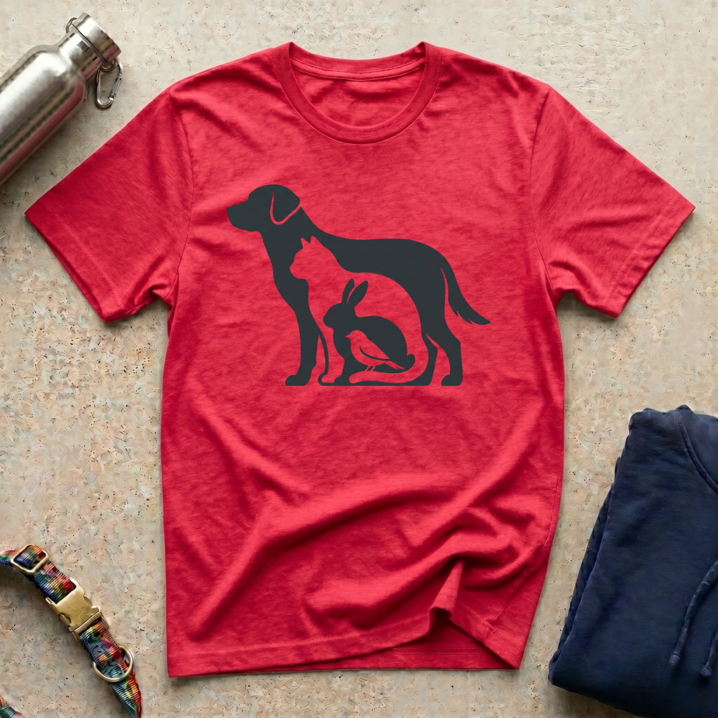Multi-Pet Silhouette T-Shirt