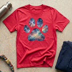 Watercolor Paw Galaxy T-Shirt