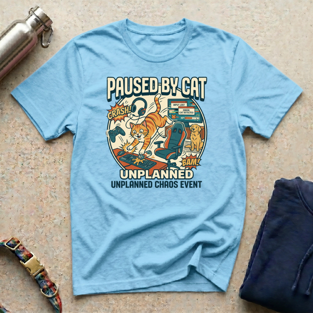 Paused by Cat T-Shirt