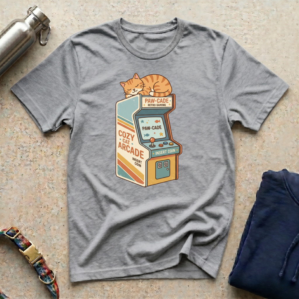 Cozy Cat Arcade T-Shirt