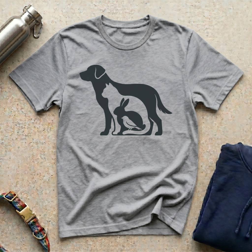 Multi-Pet Silhouette T-Shirt