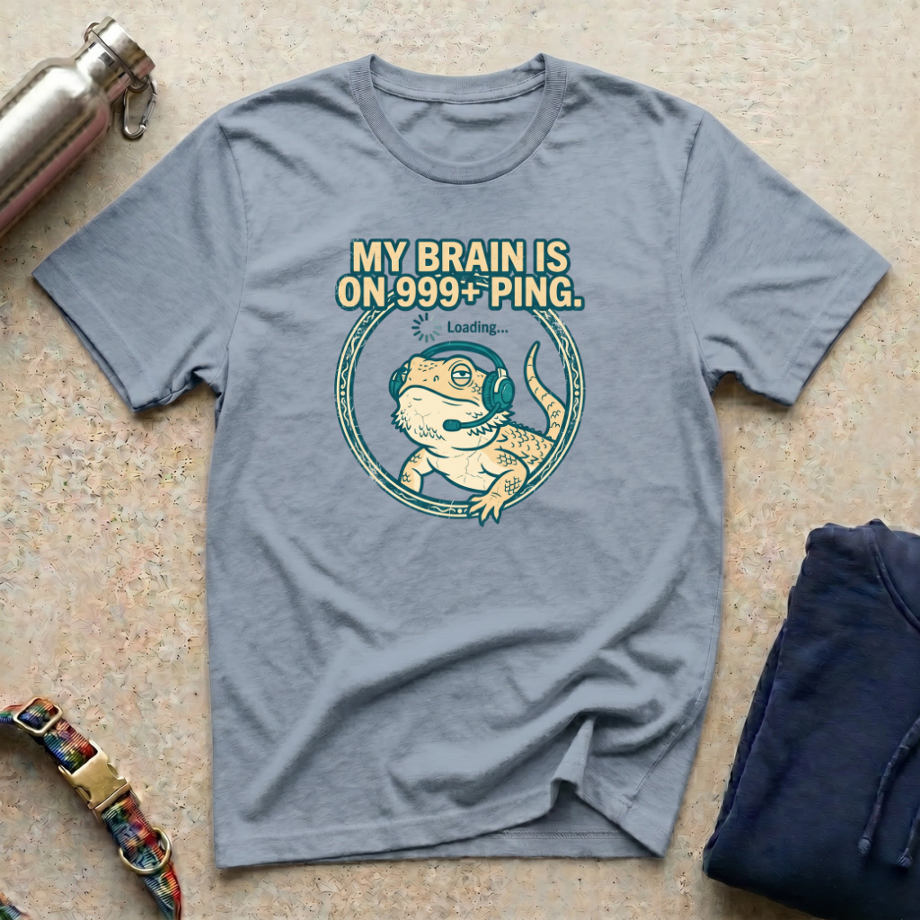 My Brain is at 999+ Ping T-Shirt