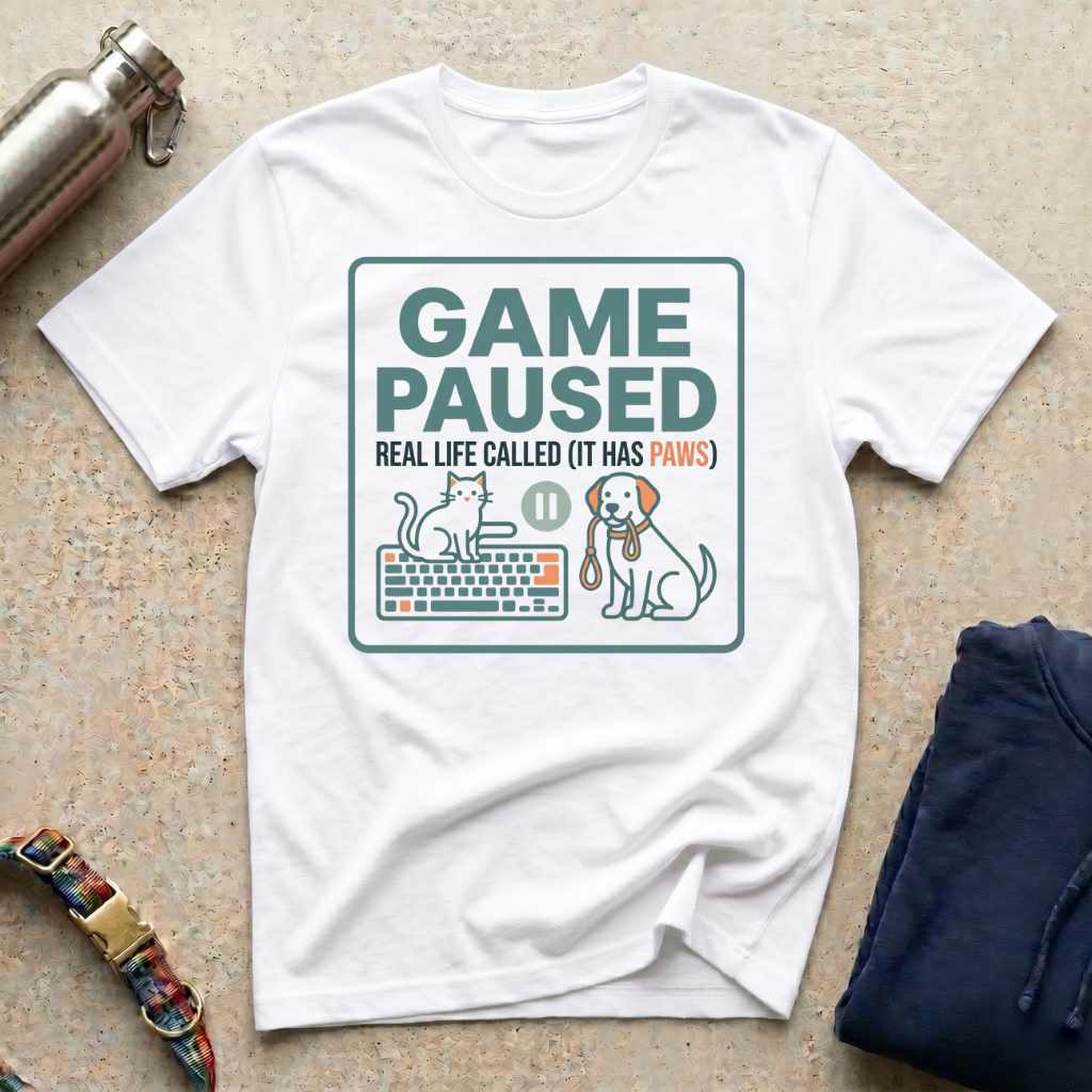 Game Paused T-Shirt