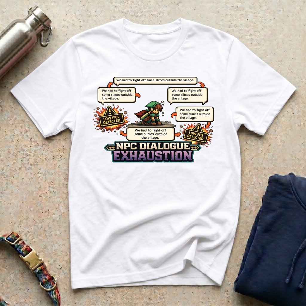 NPC Dialog Exhaustion T-Shirt