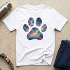 Watercolor Paw Galaxy T-Shirt