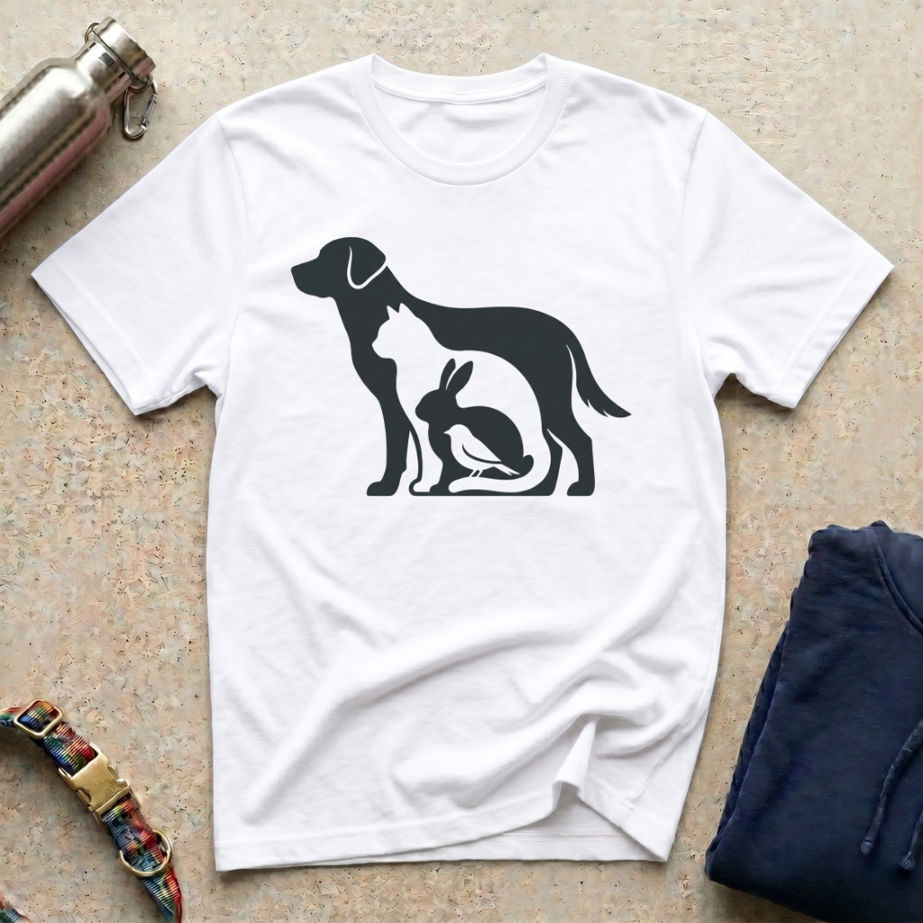 Multi-Pet Silhouette T-Shirt
