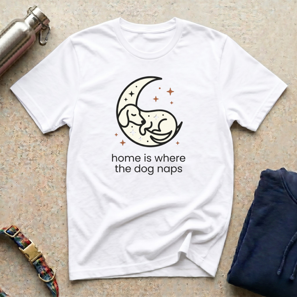 Home is Where the Dog Naps T-Shirt